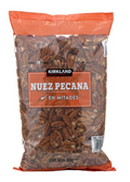 Nuez Natural Pecana En Mitades Kirkland Signature 908gr