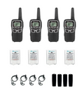 10 Pzas Radio 2 Vías Midland 4 Piezas Walkie Talkie