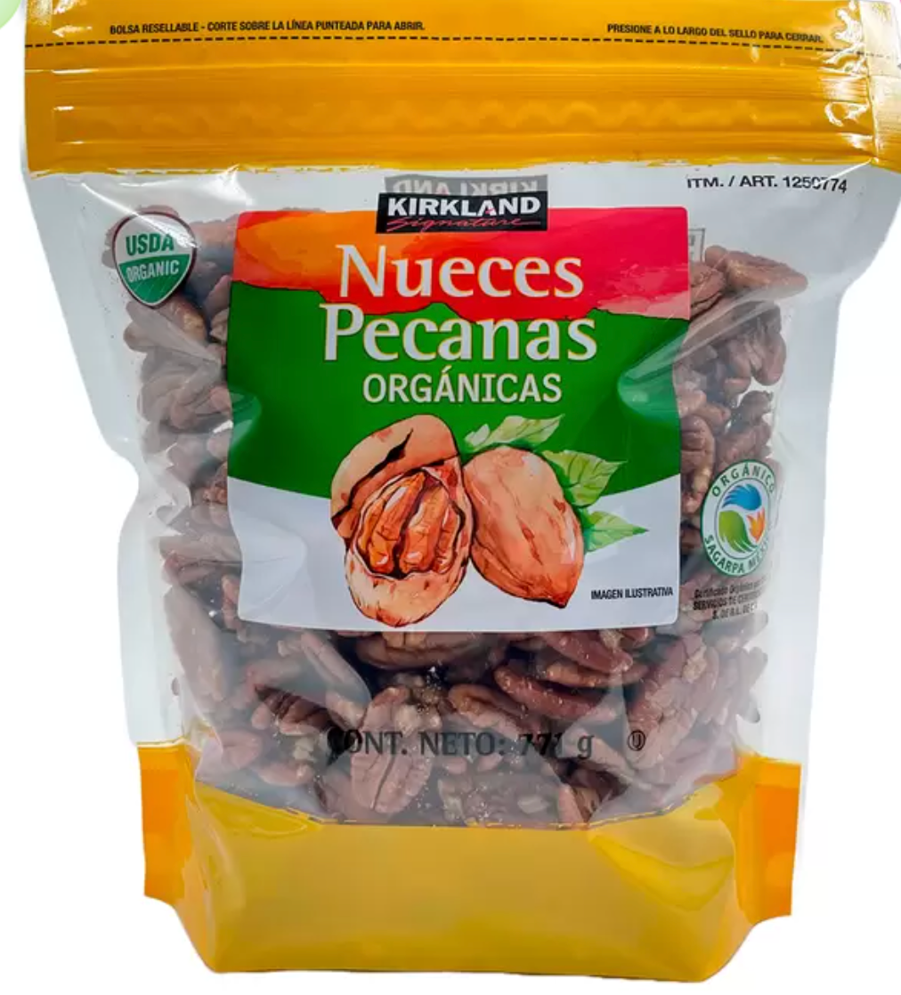 Kirkland Signature Nuez Pecana Organica 771g