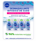 Nivea Desmaquillante Bifásico Rostro 4 Pzas De 125 Ml C/u