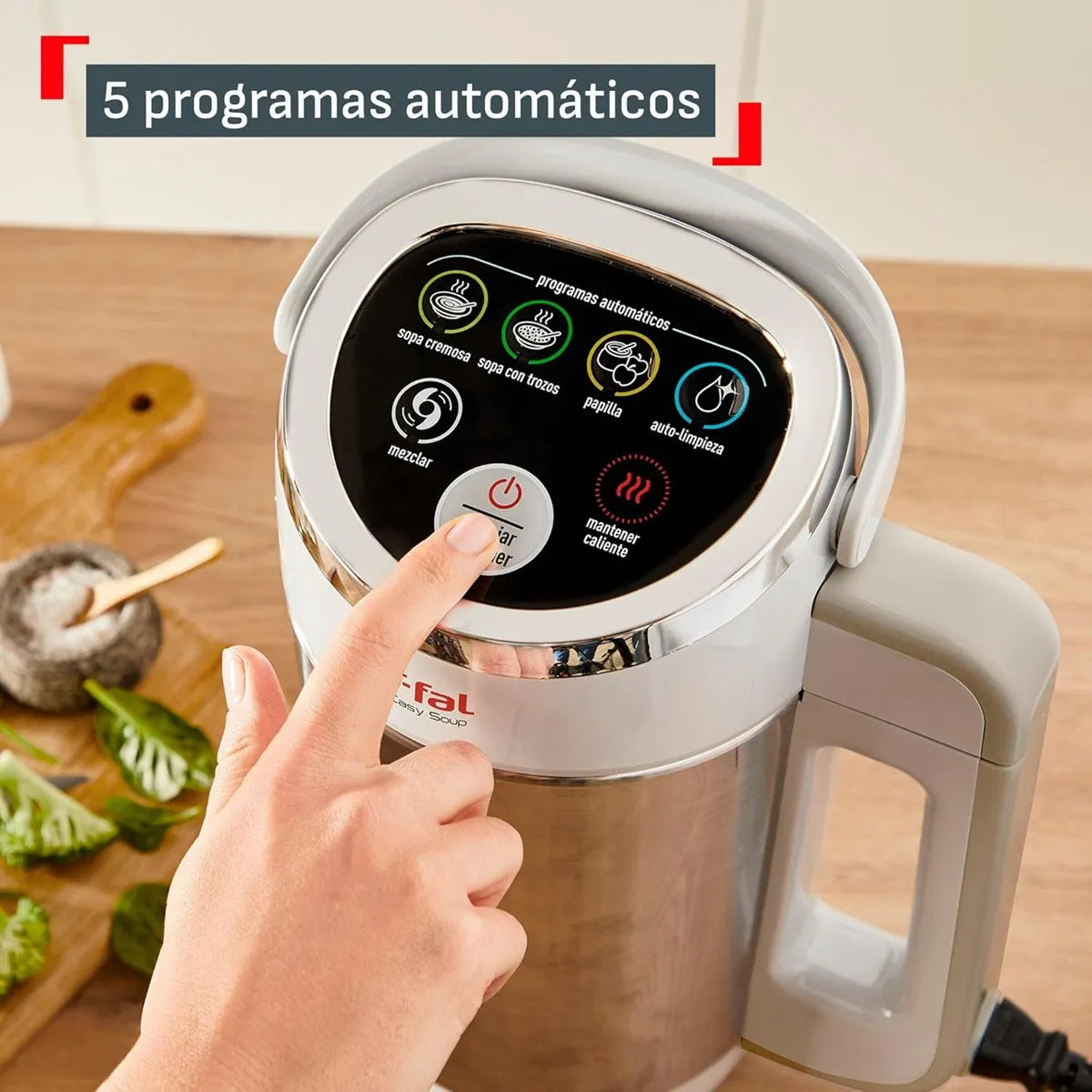 Licuadora Para Sopas Tefal Easy Soup Bl8411x0 800w Ca