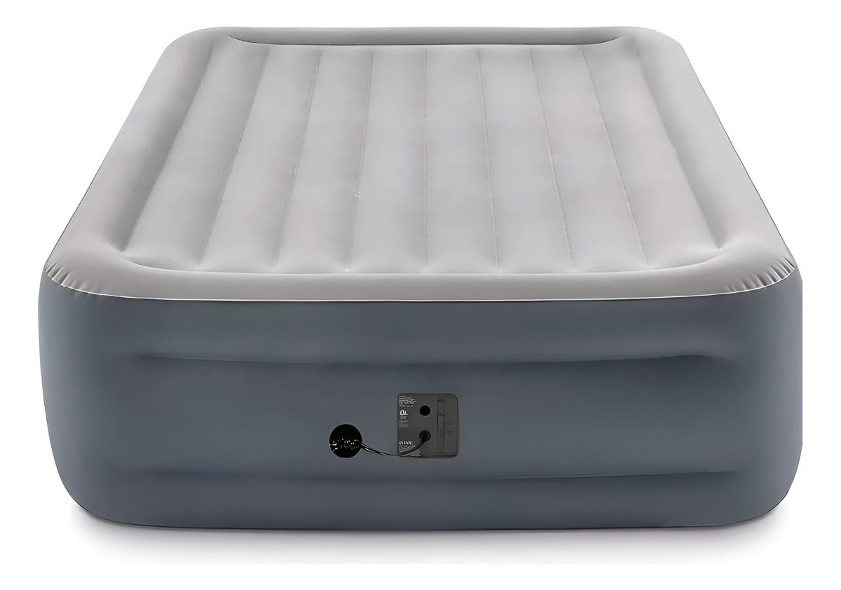 Cama Colchón Inflable Queen Size Con Bomba Eléctrica Incluid
