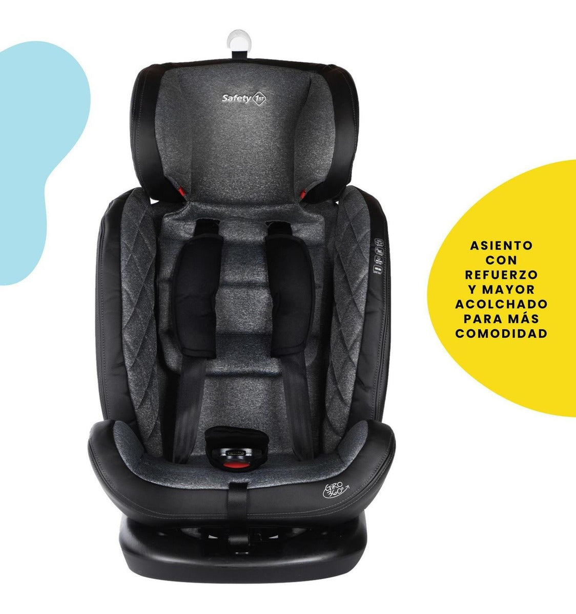 Autoasiento Convertible Safety 1st Giro 360 Isofix Color Neg