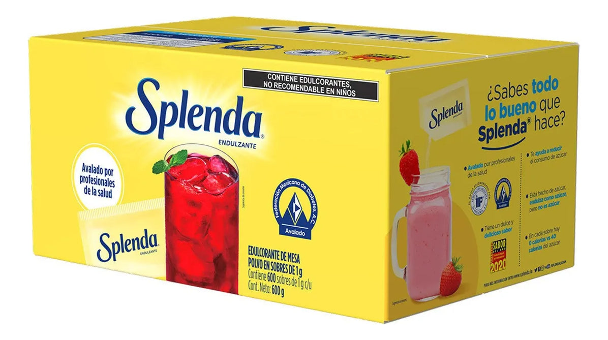 Endulzante Splenda Sin Calorias 1200 Sobres/ 1g Total 1.2kg