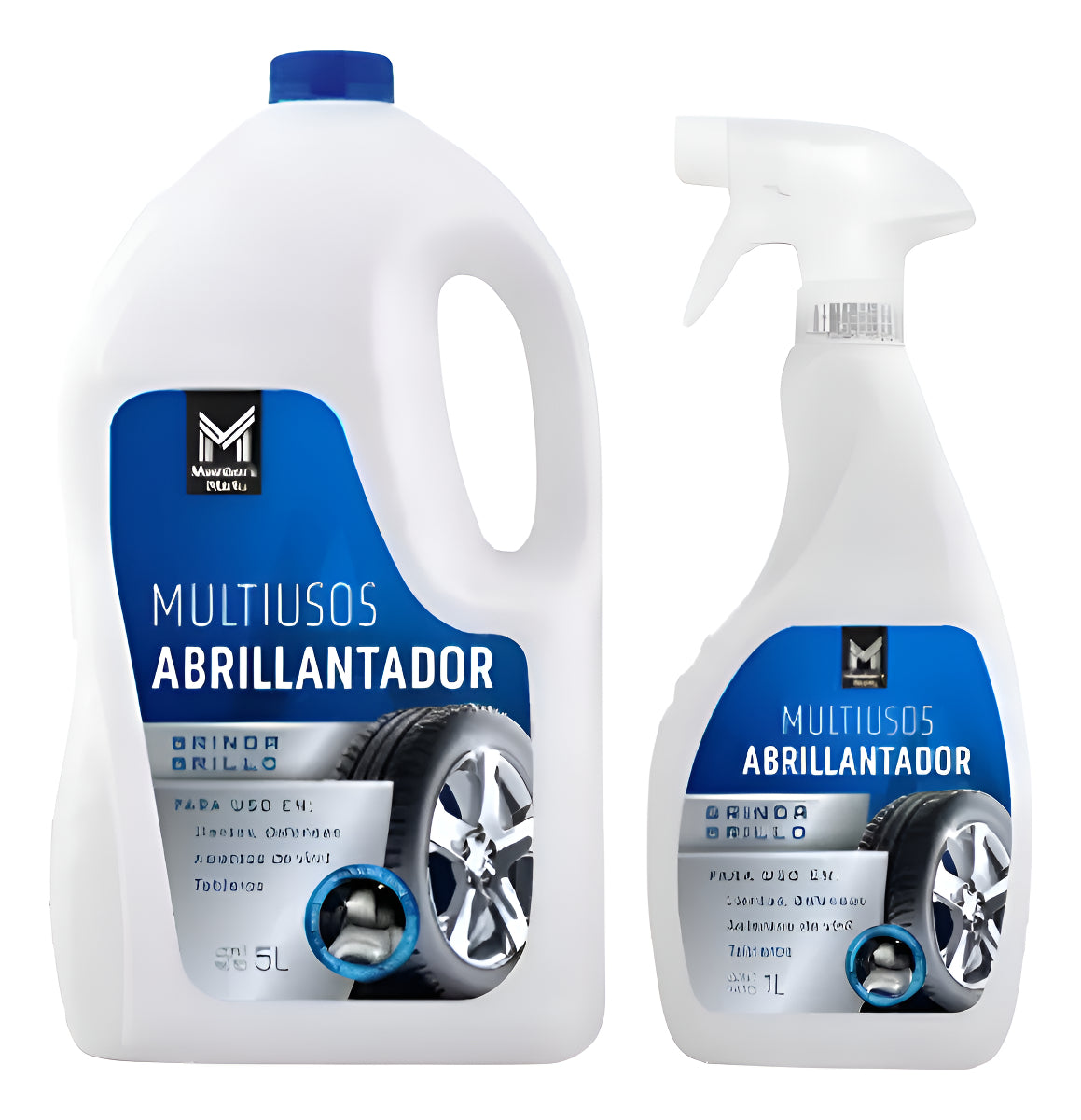 Abrillantador Automotriz Vinil Llantas E Interiores Mm 5 +1l