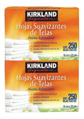 Tollas Para Secadora Suavizantes De Telas Kirkland 500 Hojas