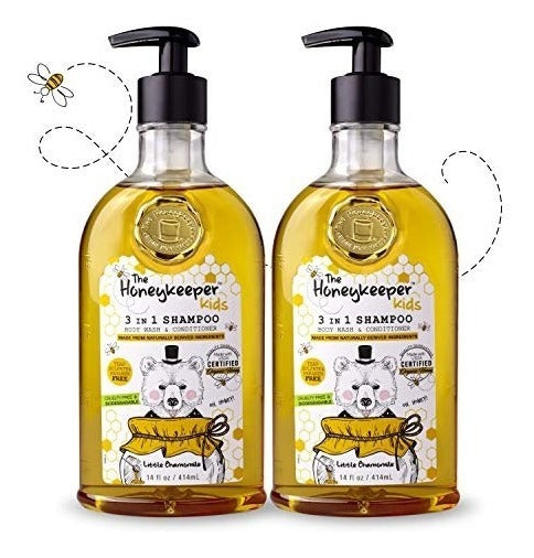 The Honeykeeper 3en1 Shampoo, Body Wash Y Acondicionador 3pz