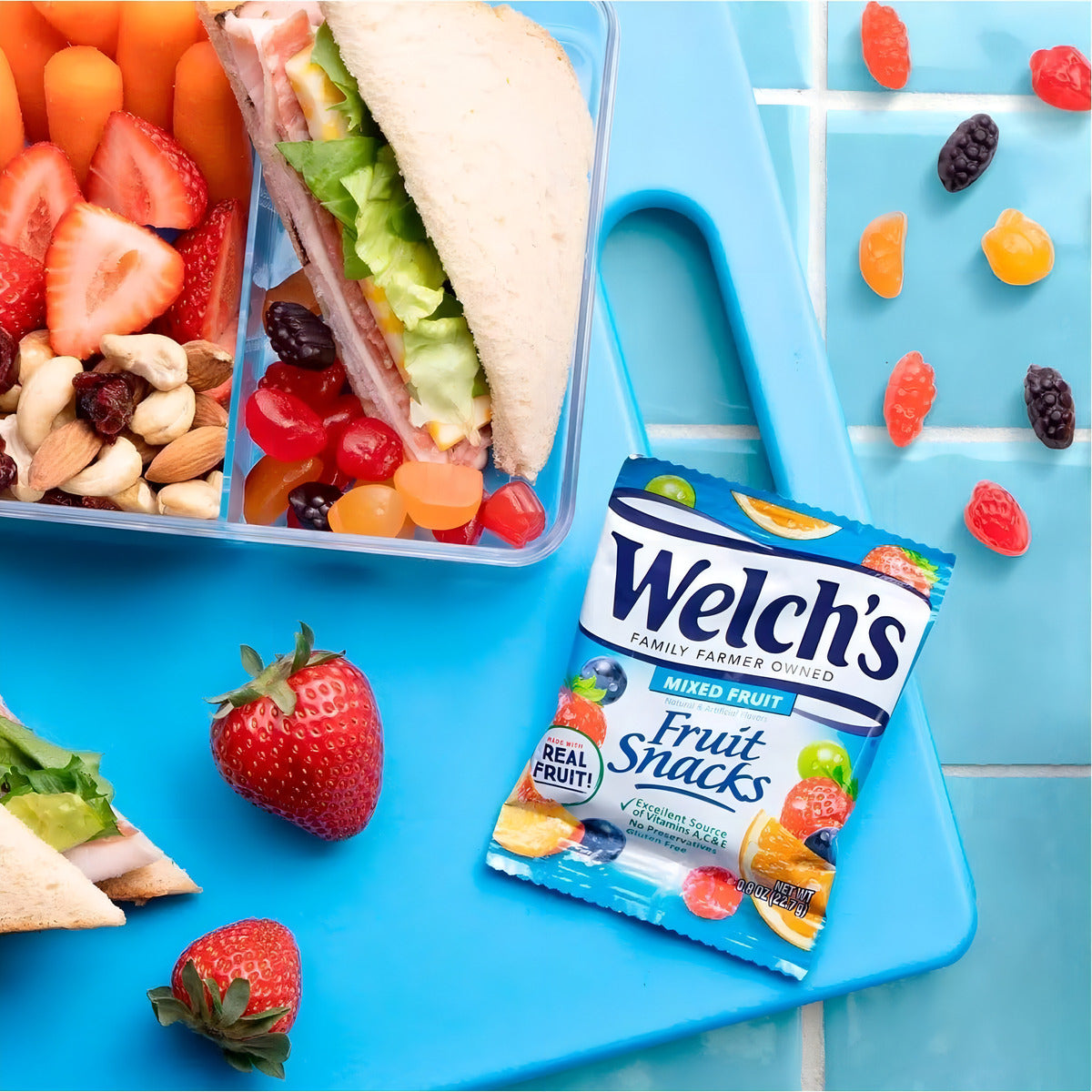 Gomitas Welch's 66pz Con Fruta Natural 22.7g
