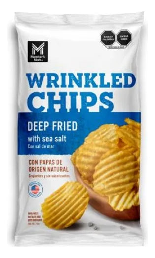 Papas Fritas Grande Sal De Mar Member's Mark Ondulado 750 Gr