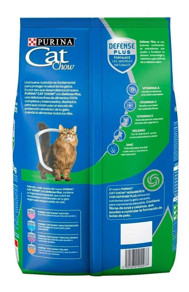 Alimento Cat Chow  Gatos Hogareños Sabor Mix En Bolsa De 9kg