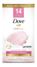 Jabón En Barra Dove Pink 14 Barras 135g
