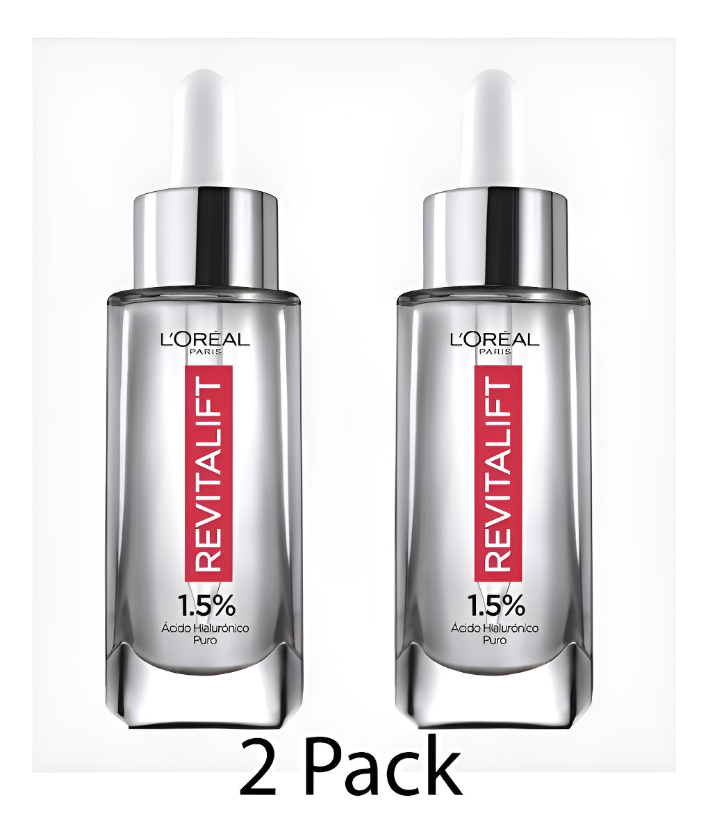 L'oreal Ácido Hialurónico Sérum  Revitalift  30ml Pack 2 Pza