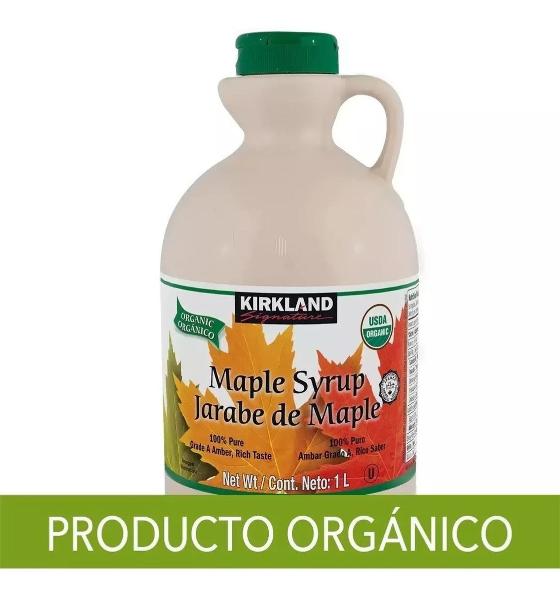 Jarabe De Maple Orgánico 1 Litro Kirkland Syrup 100% Puro