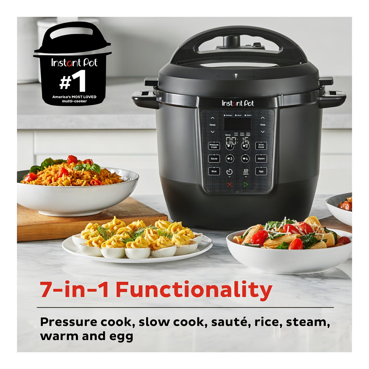 Olla De Presión Instant Pot Río Chef 6 Qt 7 En 1 Multifunció