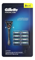 Gillette Proglide Máquina  Afeitar Recargable + 9 Repuestos