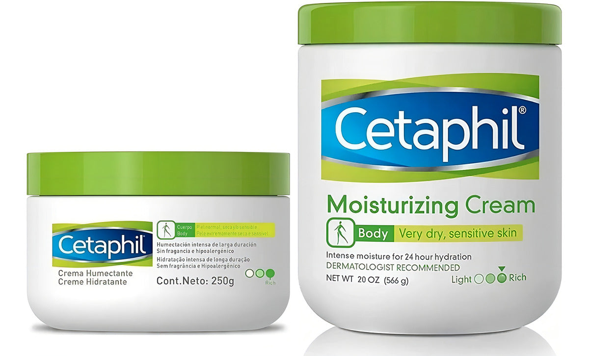 Cetaphil, Paquete Crema Hidratante 566g + 250g (piel Seca)