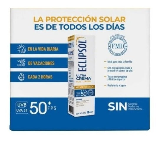 Protector Solar Eclipsol Ultra Crema 50 Spf 125g
