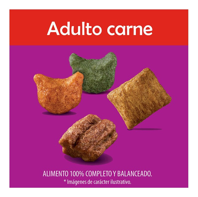 Alimento Whiskas Para Gatos Adultos Sabor Carne 9kg