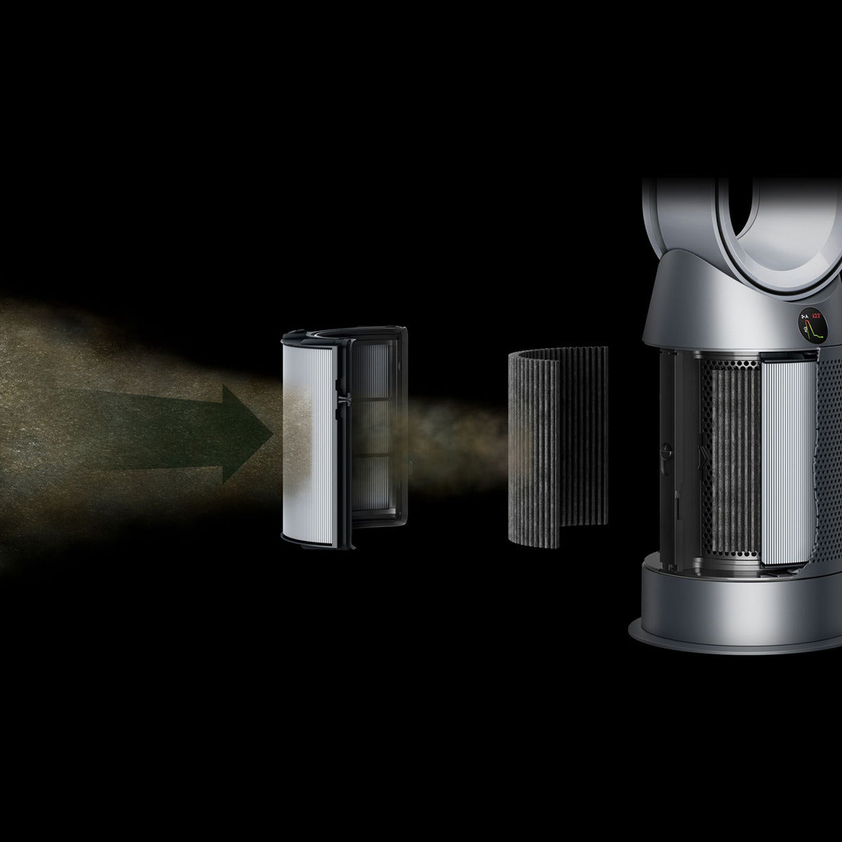 Purificador Dyson Purifier Hot+cool Hp07 Blanco/plata Color