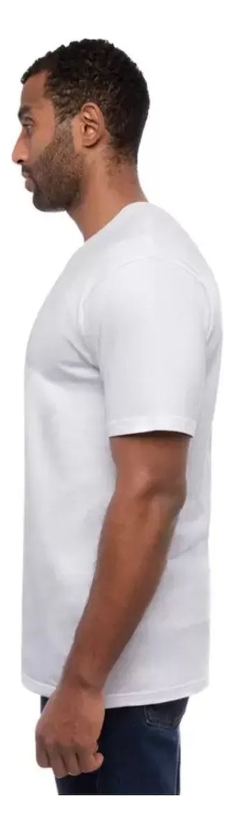 Paquete De 6 Camisetas Blancas Hombre Kirkland 100% Algodón