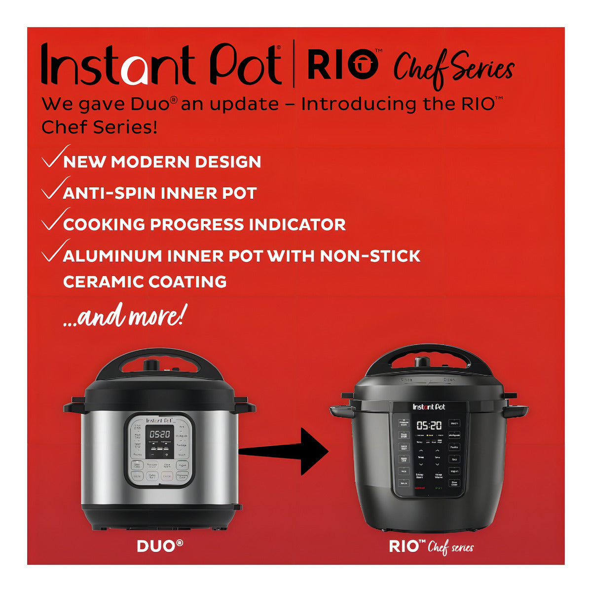Olla De Presión Instant Pot Río Chef 6 Qt 7 En 1 Multifunció