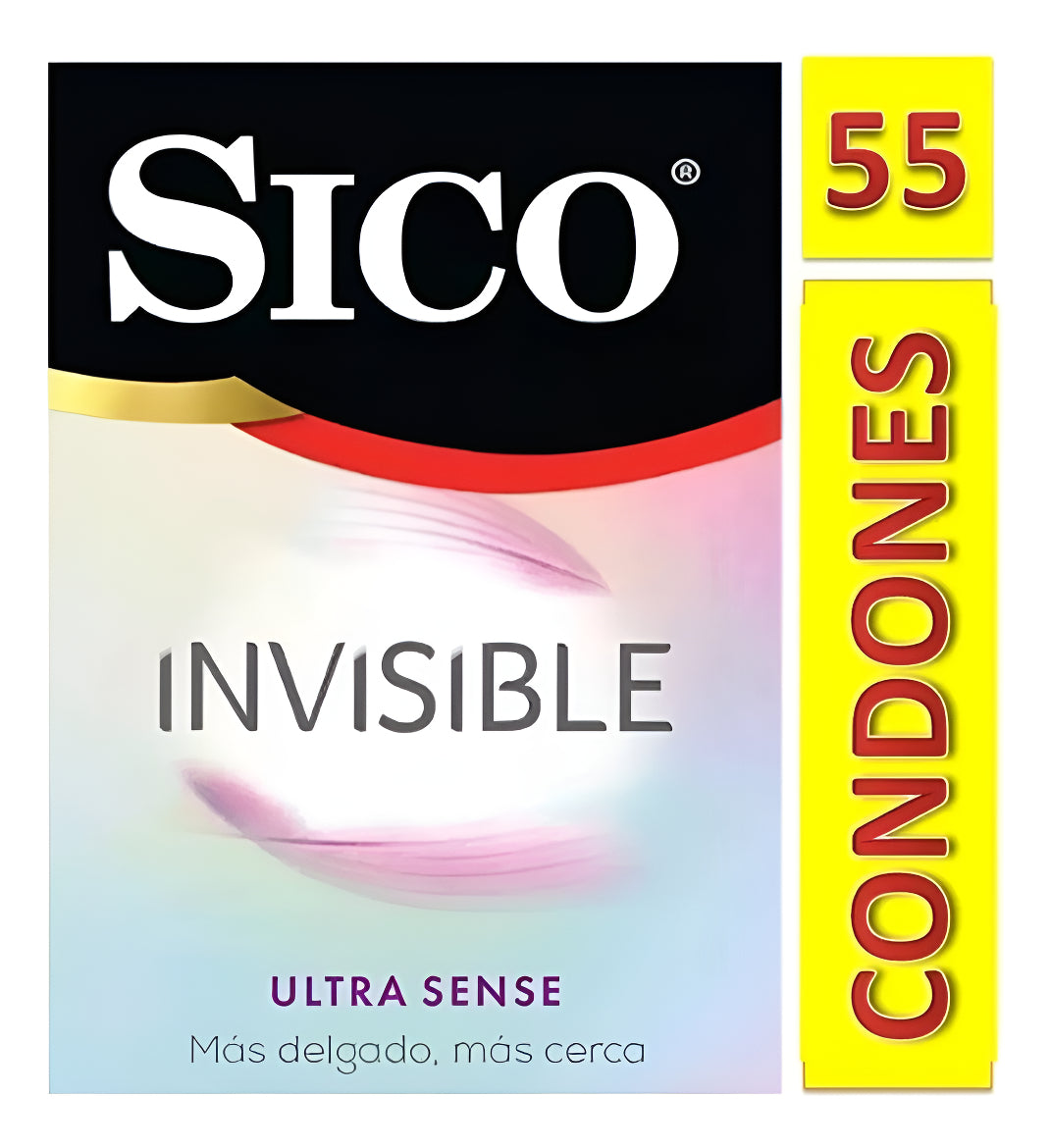 Paquete Con 55 Condones Sico Ultra Sense