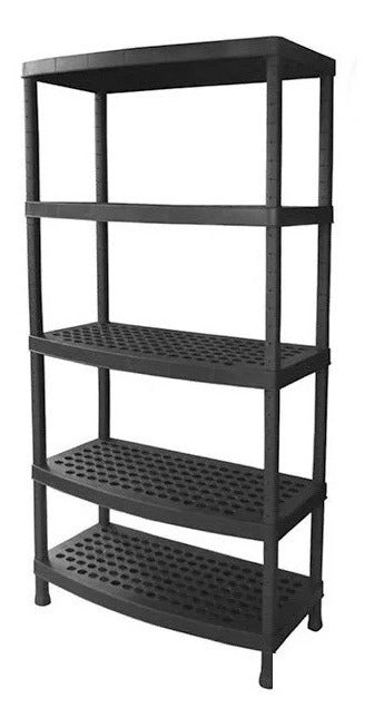 Estante 5 Niveles Plástico Carga Hasta 350 Kg 185x90x45cm