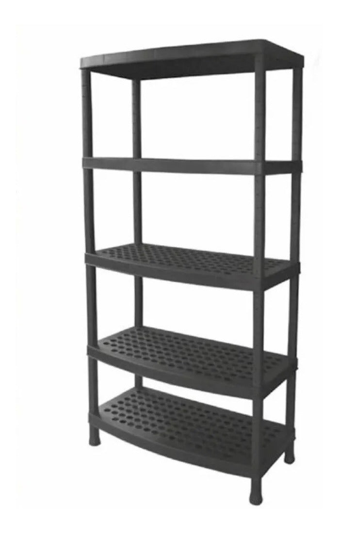 Estante 5 Niveles Plástico Carga Hasta 350 Kg 185x90x45cm