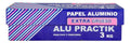 Papel Aluminio Alu Practik De 180 Metros