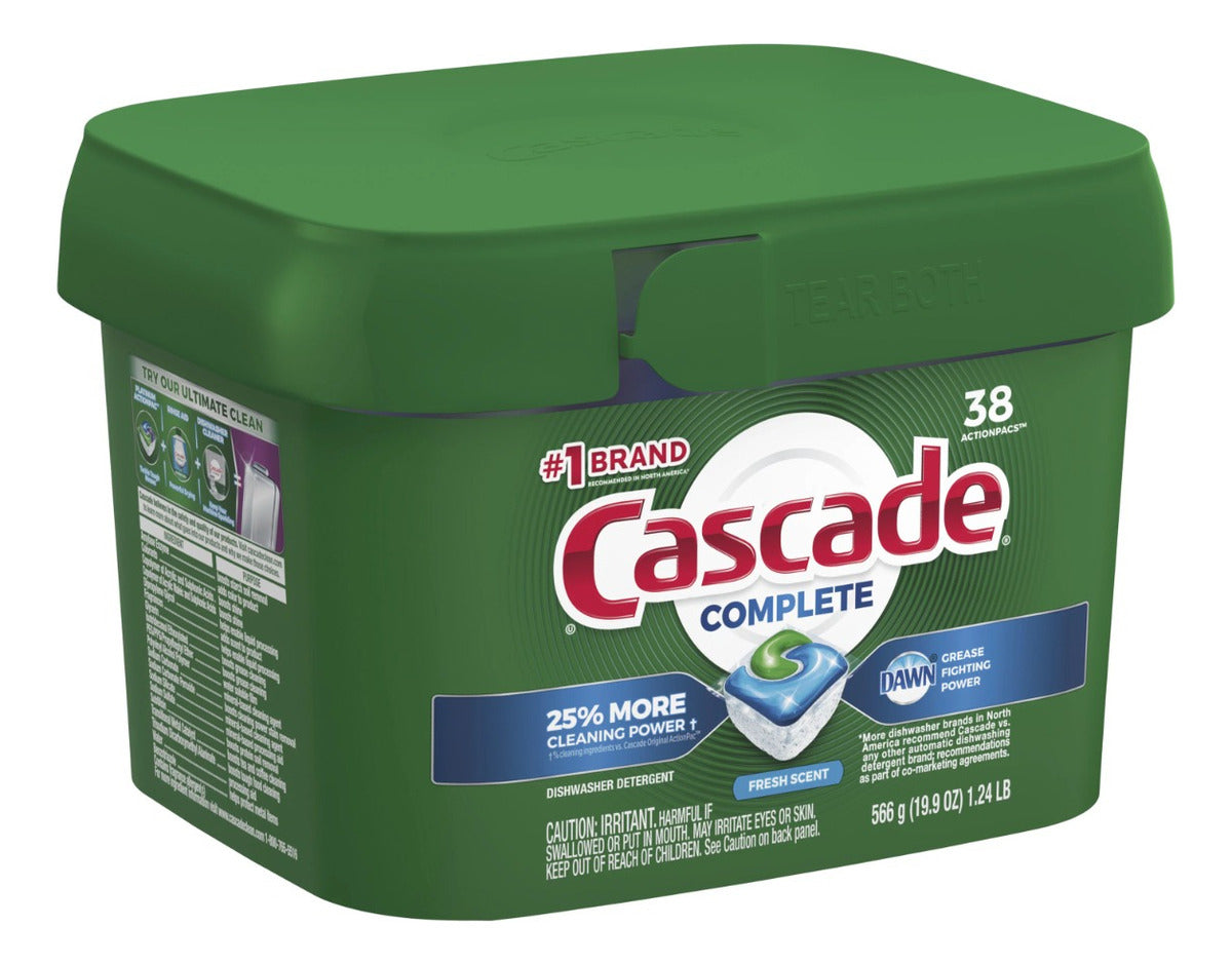 Cascade Complete 38 Cápsulas Detergente Lavavajillas
