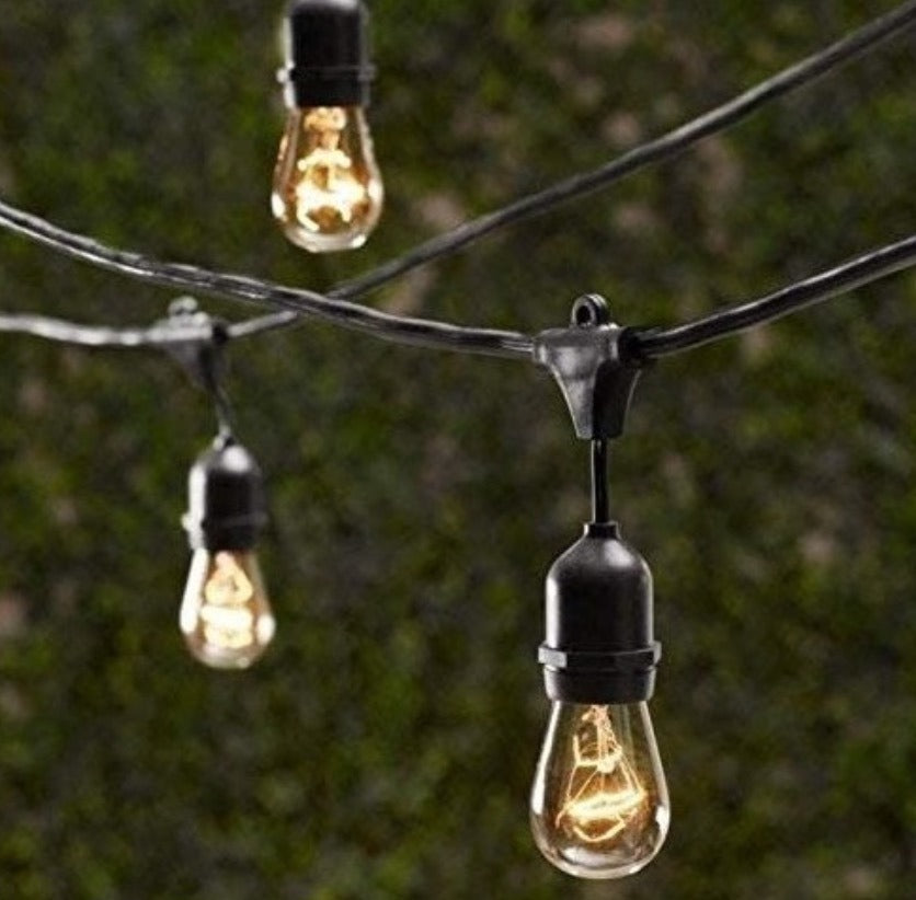 Extensión Serie Luces Led Focos Vintage 24 Bombillas