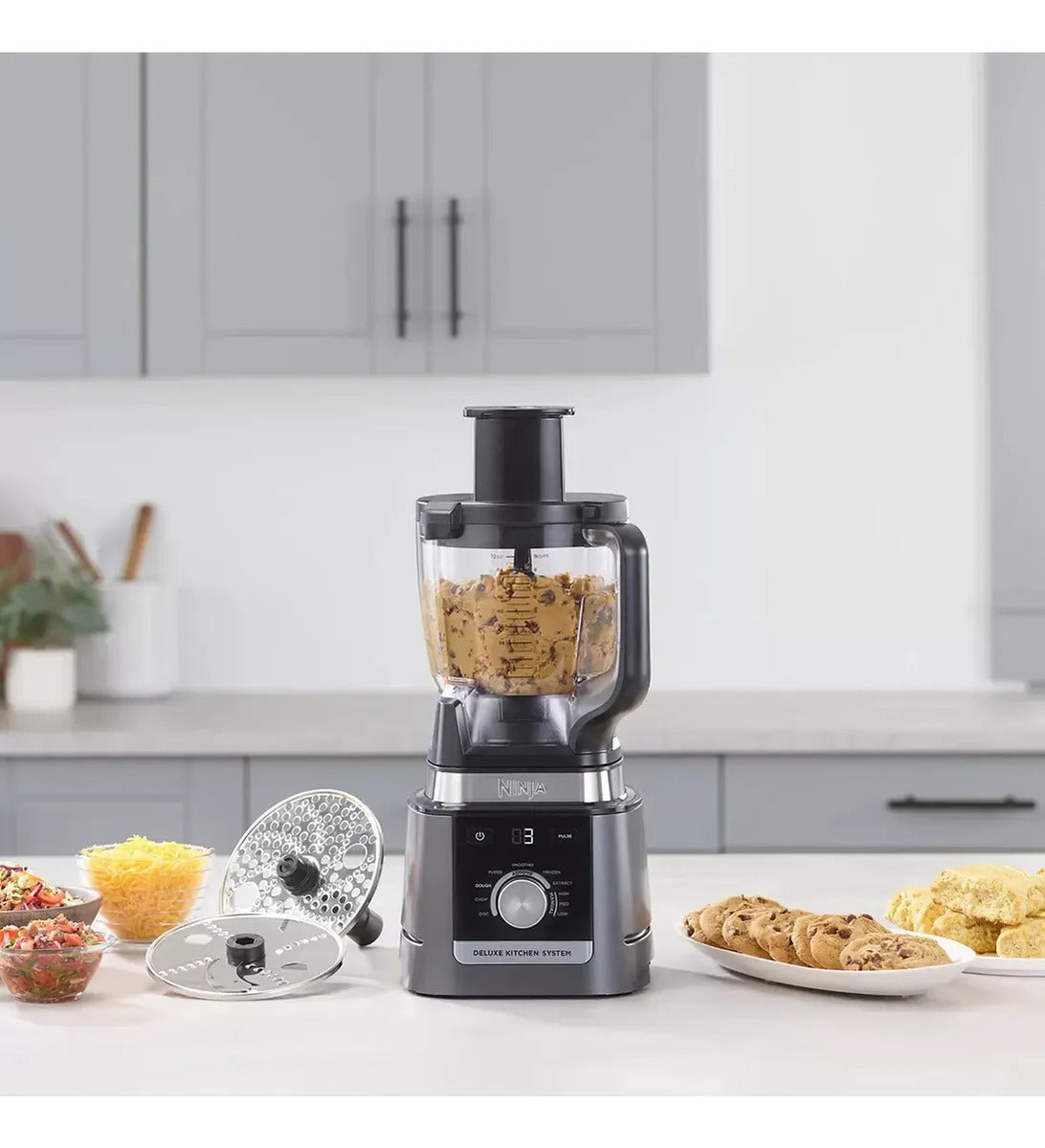 Licuadora Ninja Deluxe 2.6l, Procesador 9 Tazas Y 2 Vasos