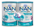 Pack 2 Latas Fórmula Infantil Nan 2 Optimalpro De 1.2kg C/u