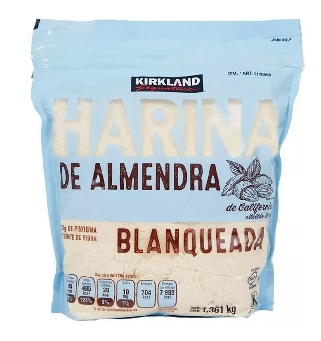 2 Pack Harina De Almendra Blanqueada Kirkland 2.72kg Total