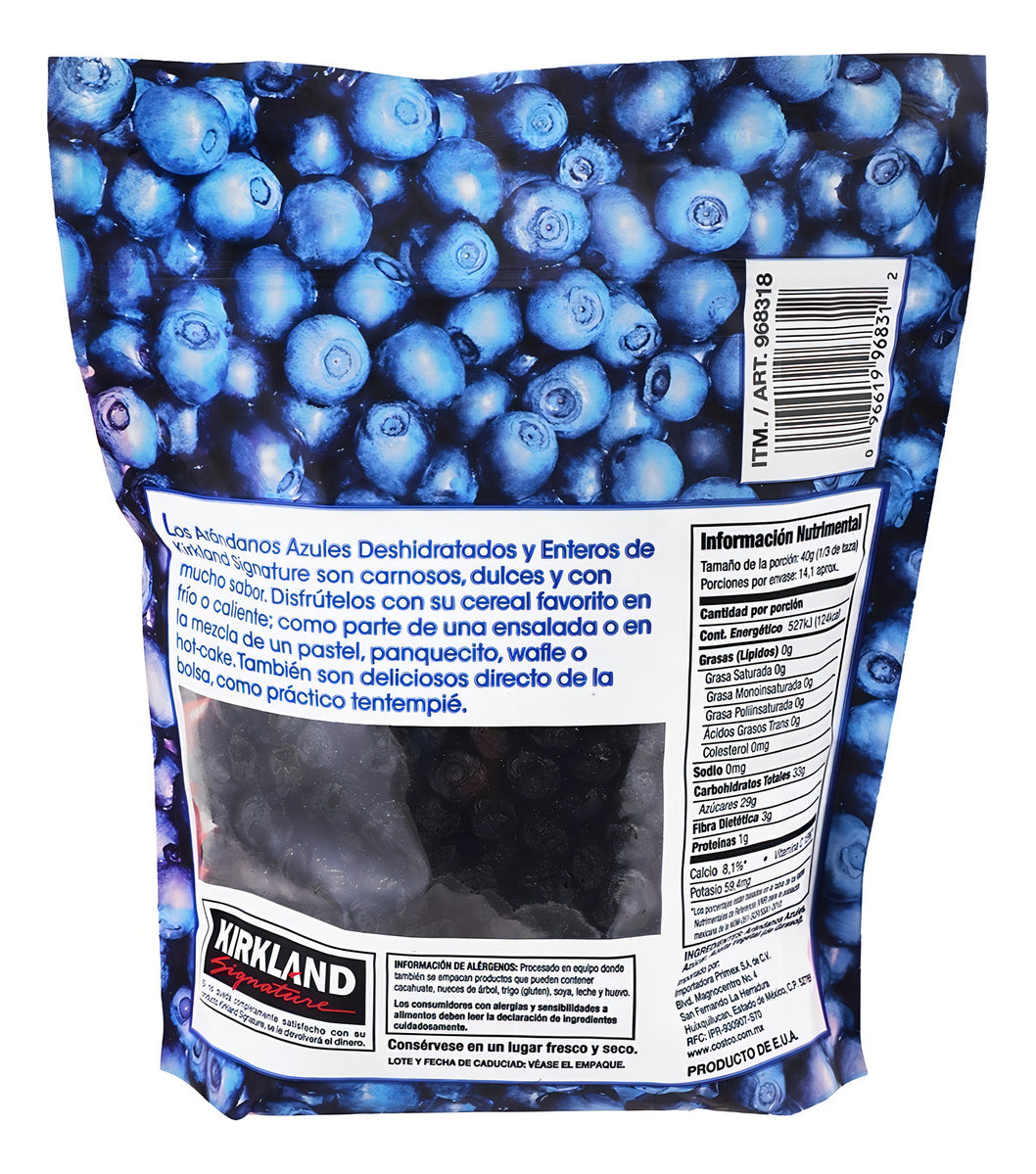 Arandanos Azules Deshidratados Kirkland Signature 567 Gr