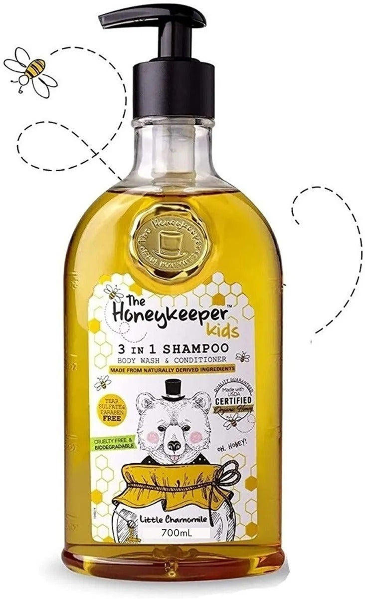 The Honeykeeper 3en1 Shampoo, Body Wash Y Acondicionador 3pz