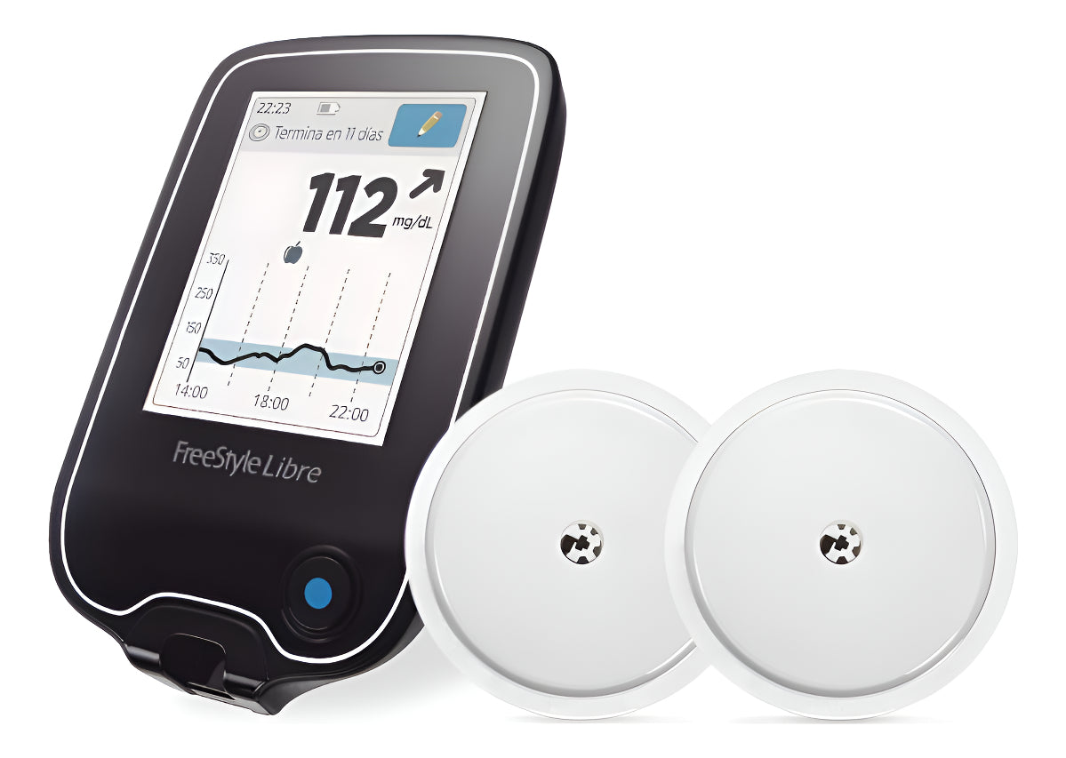 Glucómetro Continuo Freestyle Libre Kit Lector + 2 Sensores