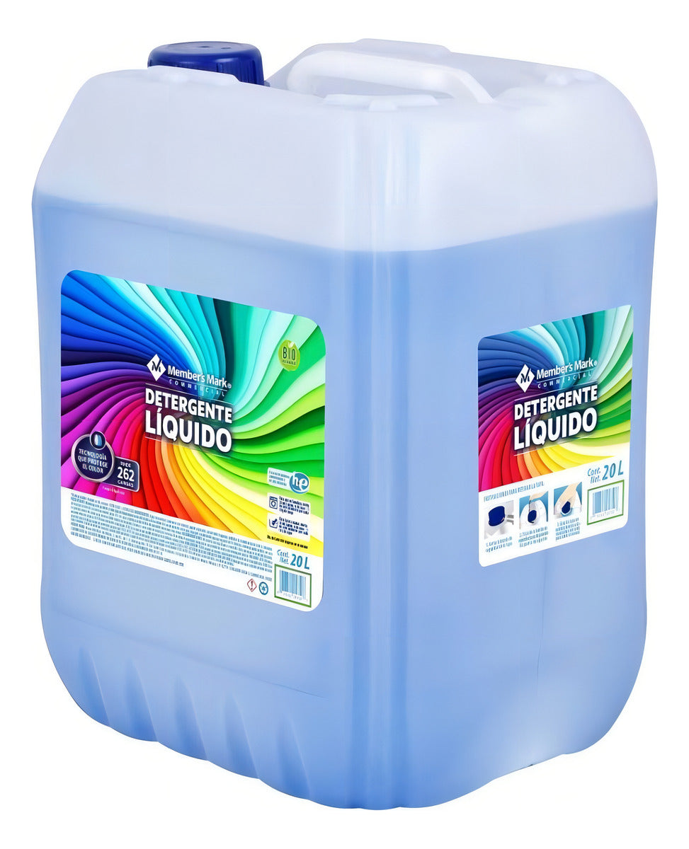 Detergente Líquido Member's Mark® Ropa Blanca Y Color, 20 L