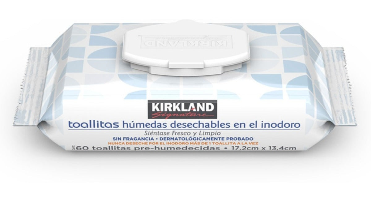Kirkland Toallitas Húmedas Desechables En El Inodoro