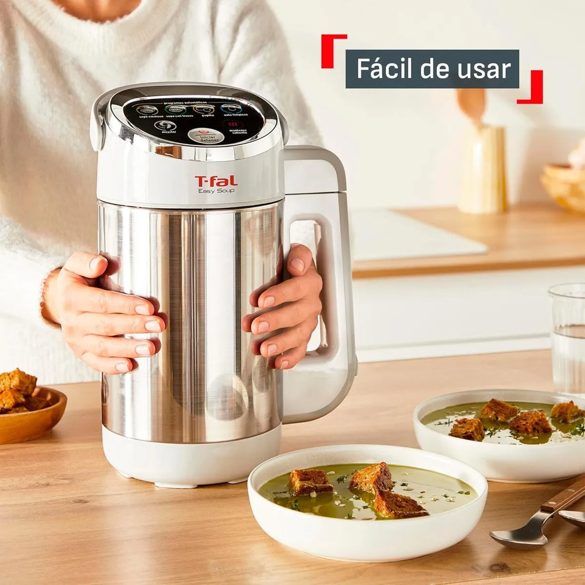 Licuadora Para Sopas Tefal Easy Soup Bl8411x0 800w Ca
