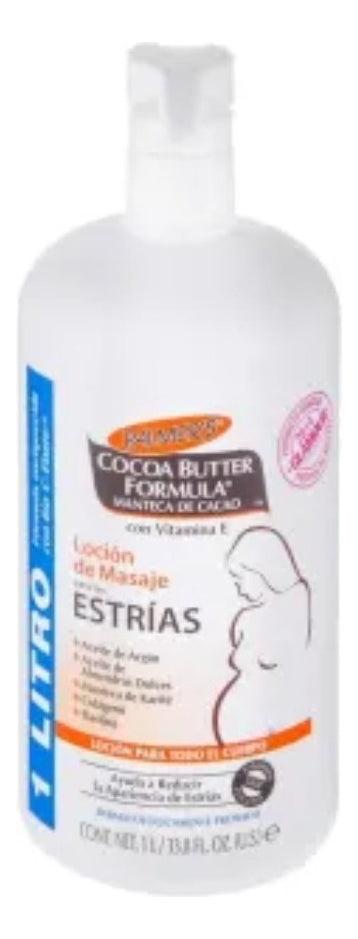 Crema Antiestrías Para Cuerpo Palmers Loción De Masaje En Bo