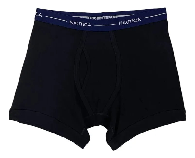 Nautica  Set Bóxer Largo De Algodón Para Hombre 3 Piezas