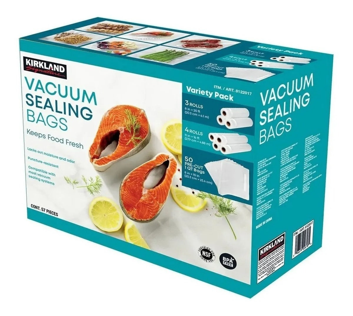 Kit Bolsas Y Rollos Foodsaver Y Empacadoras A Vacio Kirkland