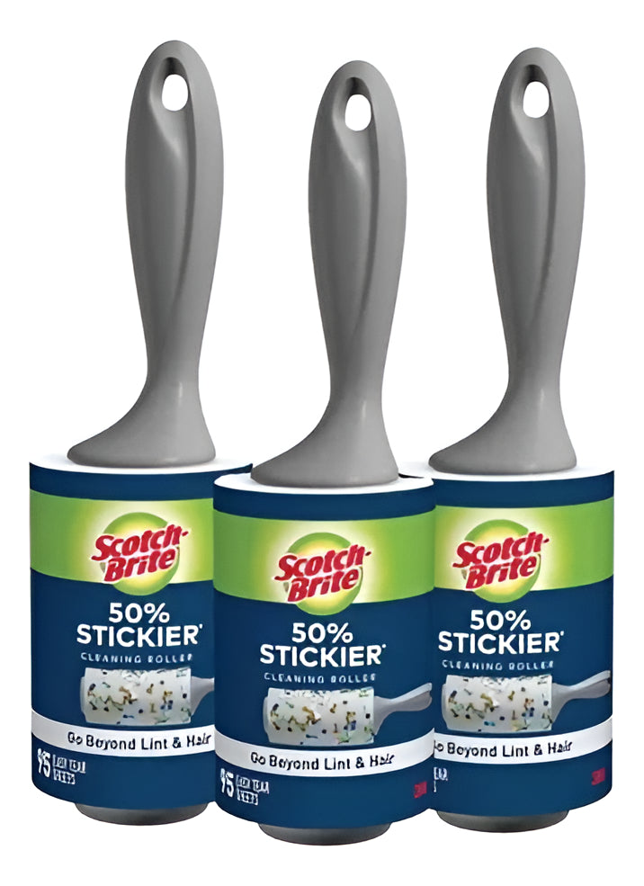 60  Pack De Quita Pelusa Rodillos Scotch Brite 95 Hojas