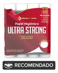 Papel Higiénico Member's Mark Ultra Strong Con 40 Rollos Pza