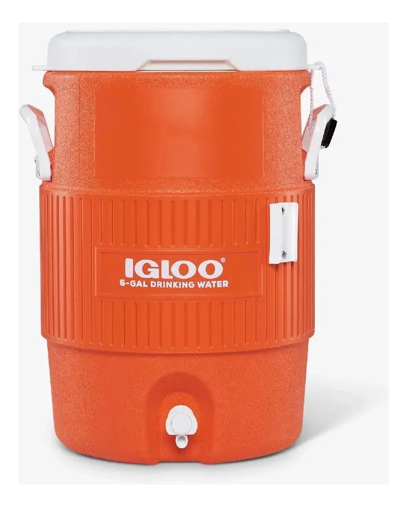 Pack 2 Hielera Igloo Naranja 5 Galones 18.9 Lts Naranja