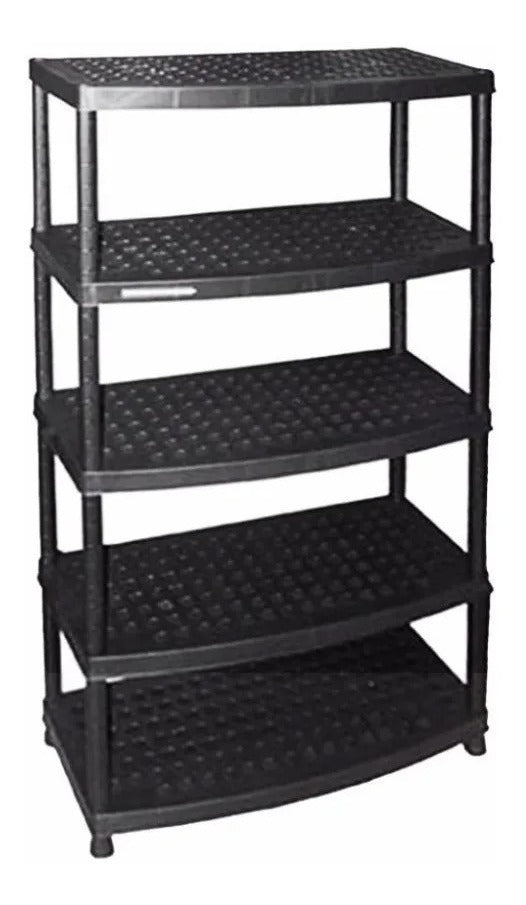 Estante 5 Niveles Plástico Carga Hasta 350 Kg 185x90x45cm