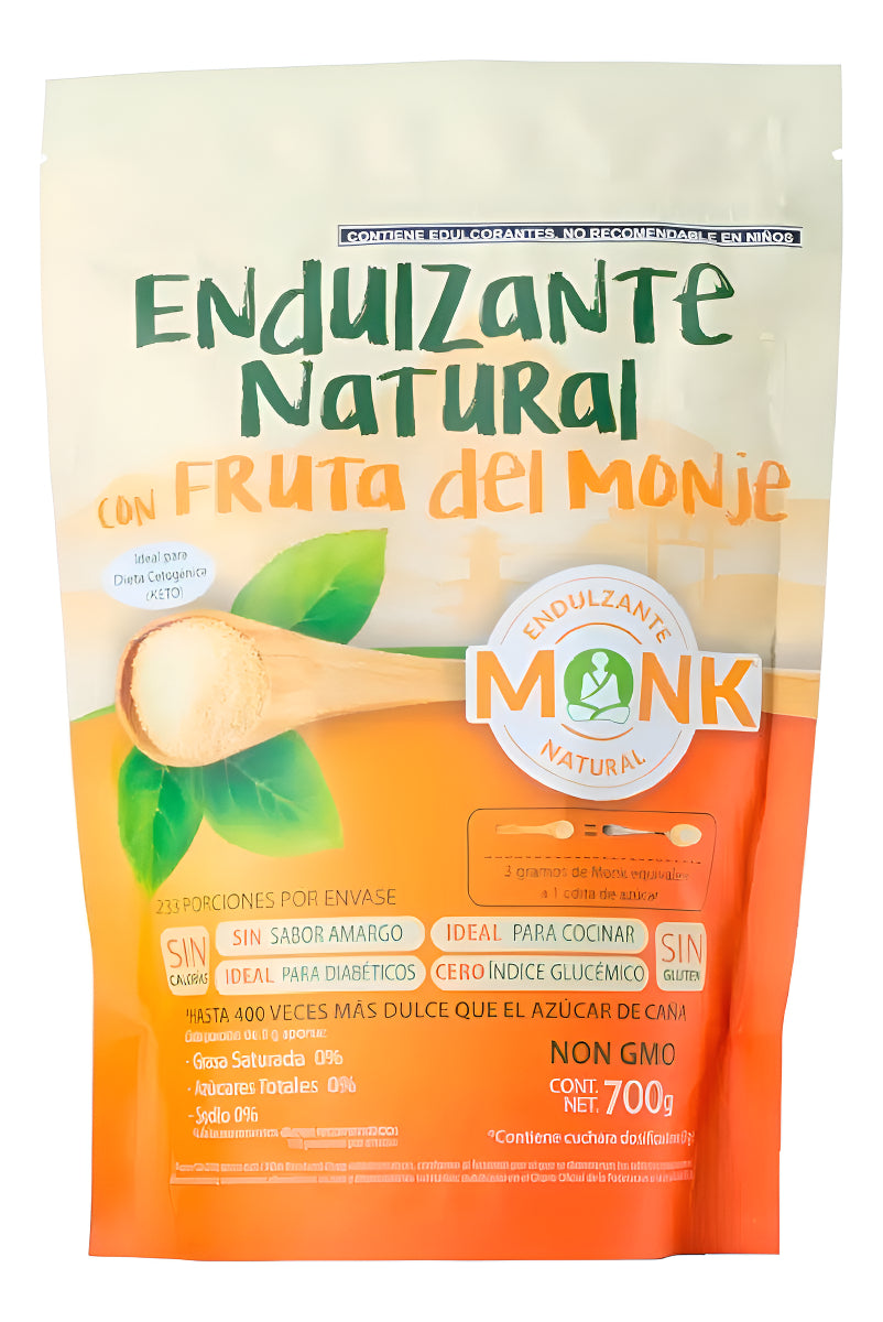 Monk Endulzante Natural Fruta Del Monje Kosher 700g