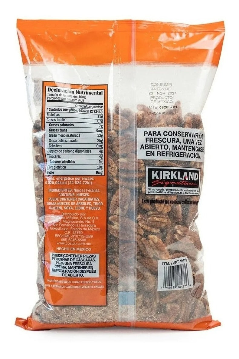 Nuez Pecana En Mitades Y Sin Cáscara 907g Kirkland