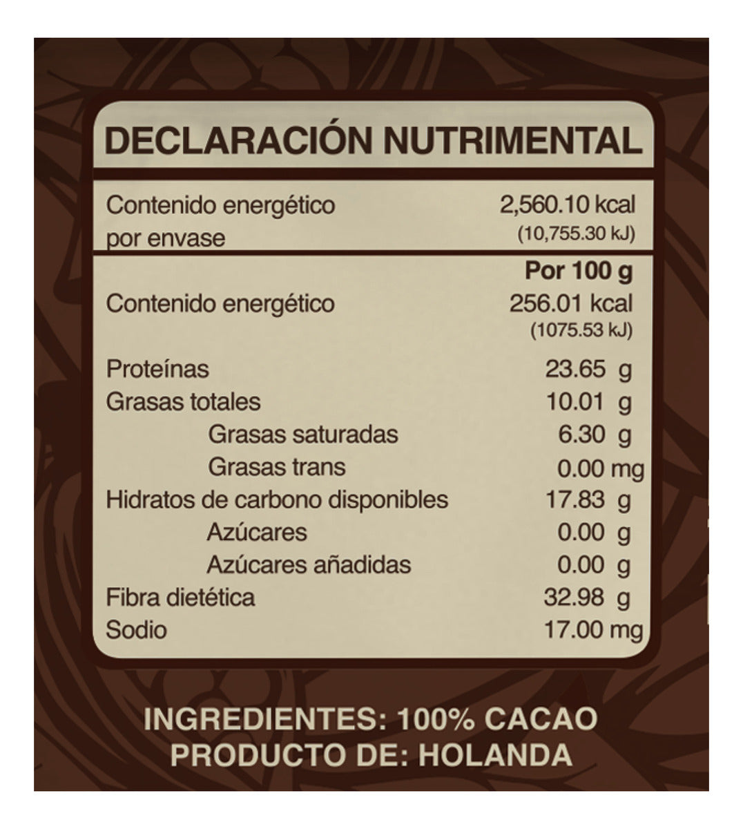 Cacao En Polvo Puro Abkkao De 1 Kg
